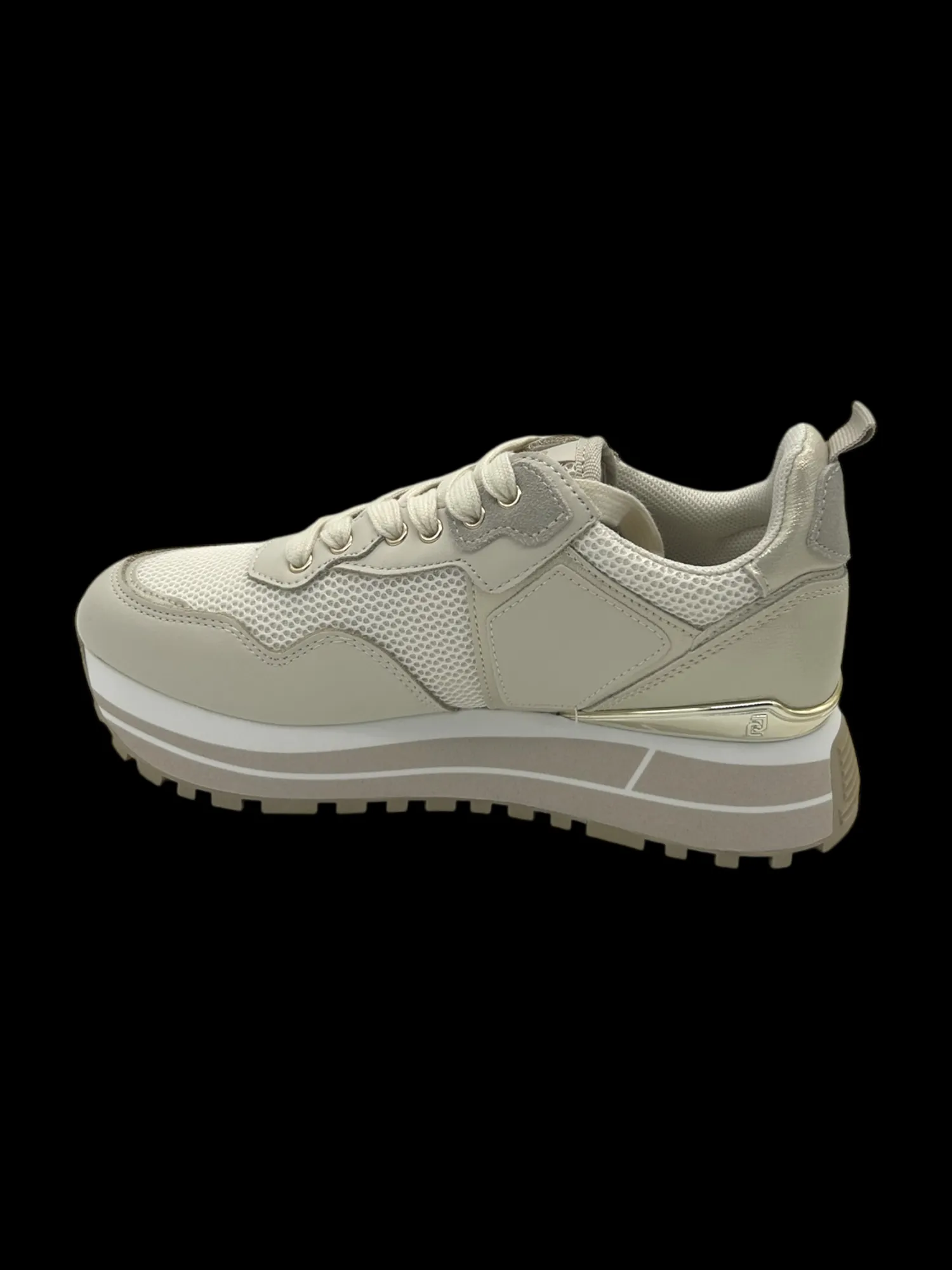 Sneakers pelle LIUJO Ivory - Maxi Wonder 01 -<Liu Jo Clearance