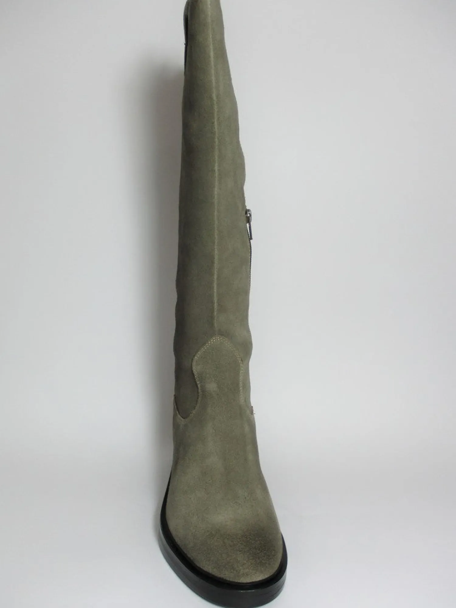 Stivale camoscio donna BEA taupe<Apepazza New