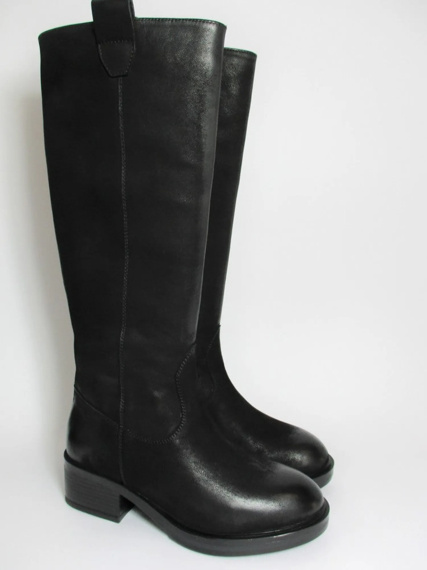 Stivale pelle donna BEA nero<Apepazza Clearance
