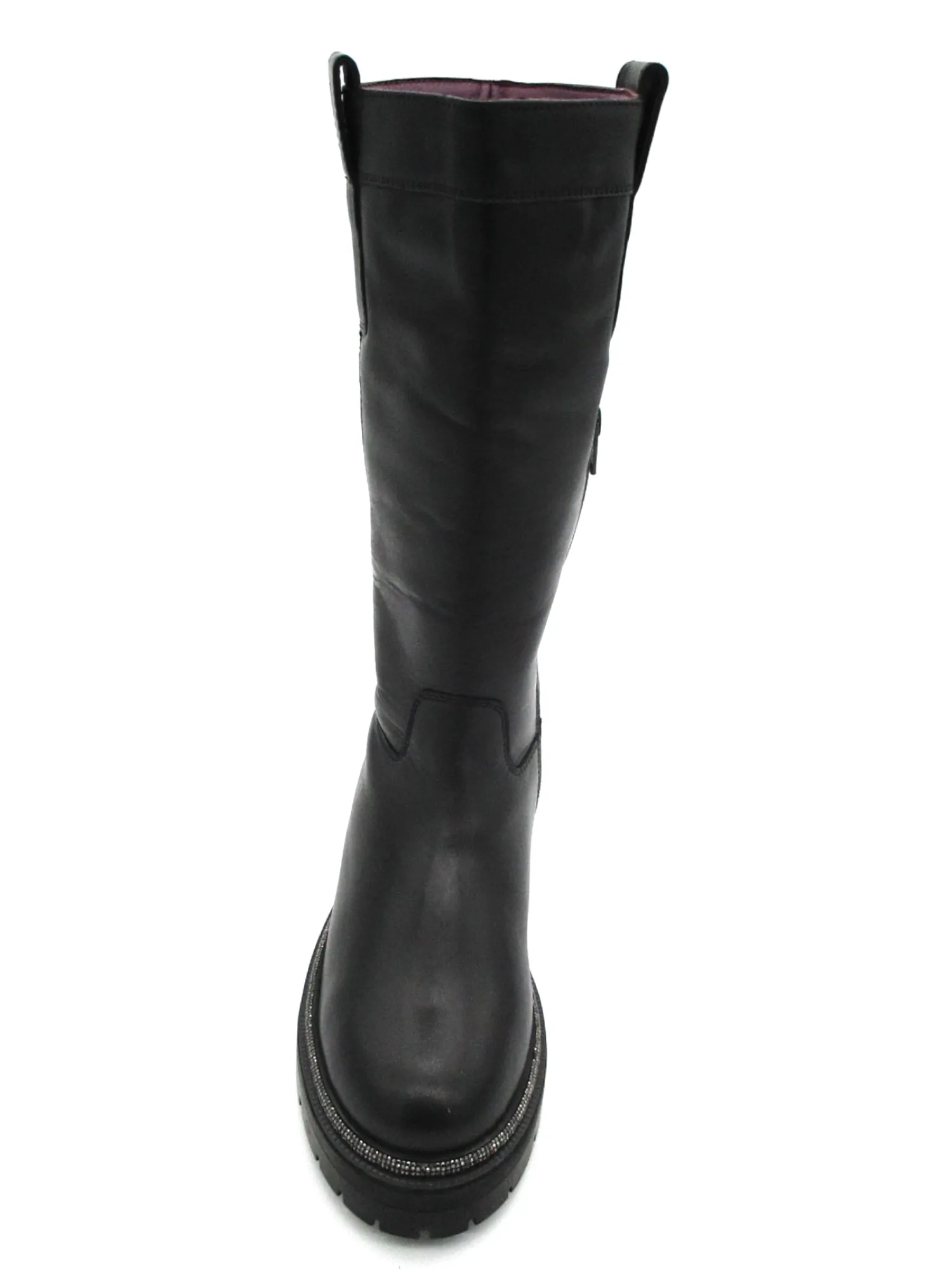Stivale pelle donna Black - Cassandra -<Apepazza Clearance