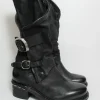 Stivale pelle donna A52308 Nero<As98 New