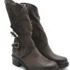 Stivale pelle donna A52308 Fondente<As98 Online