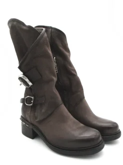 Stivale pelle donna A52308 Fondente<As98 Online