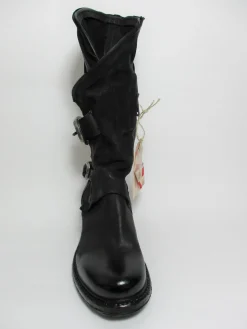 Stivale pelle donna A52308 Nero<As98 New