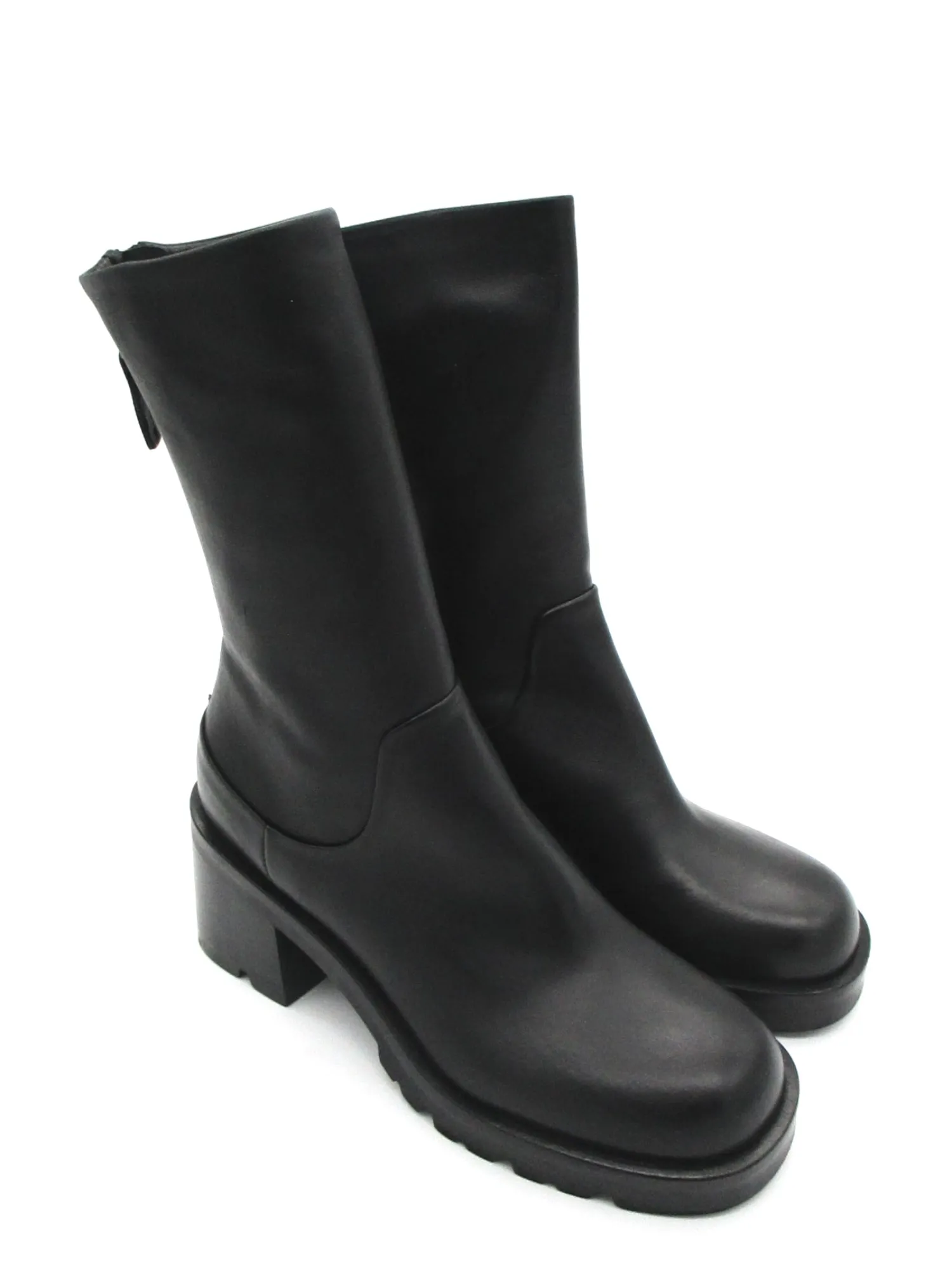 Stivale pelle donna Black - A5473 -<Strategia Fashion