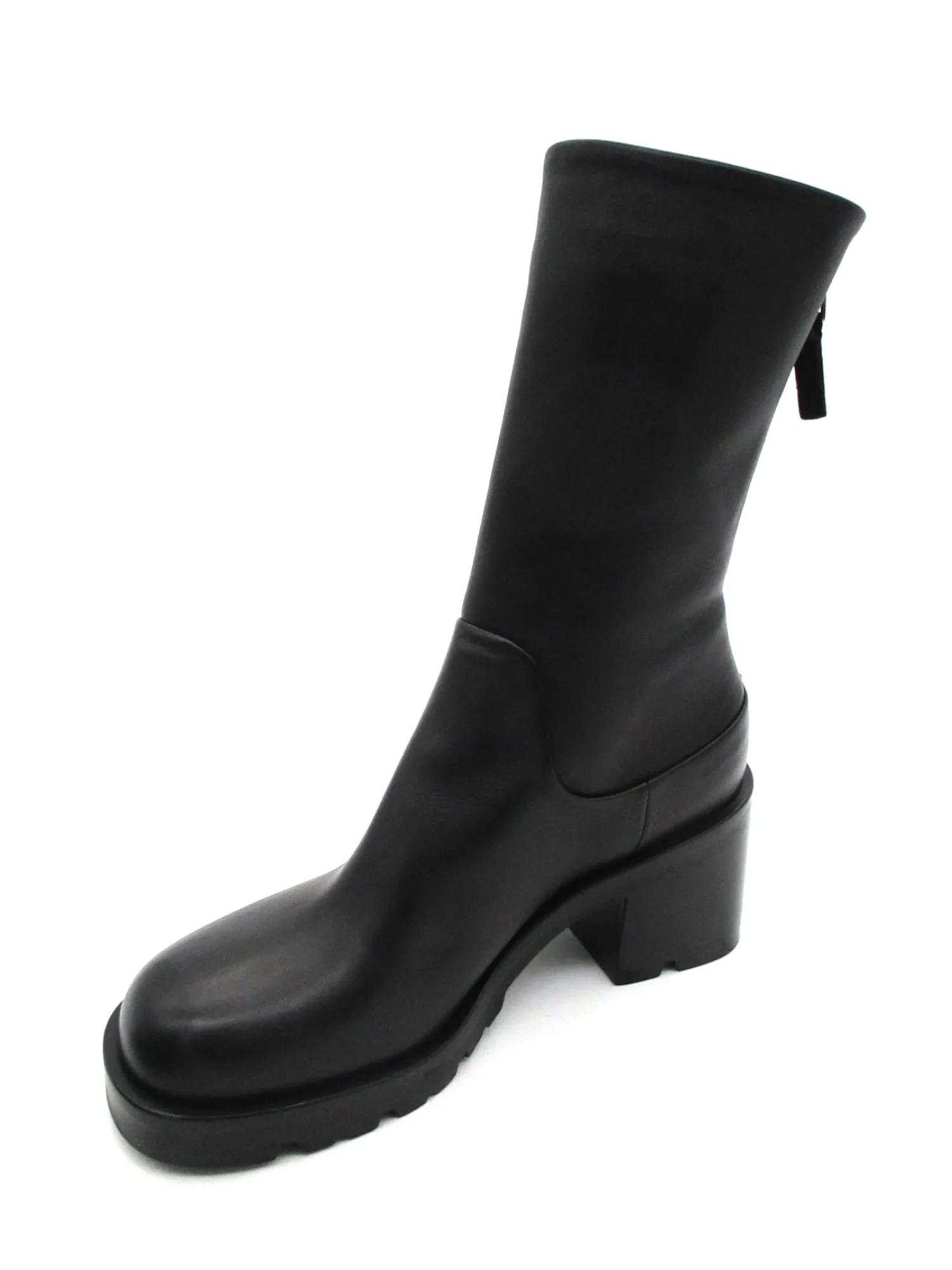 Stivale pelle donna Black - A5473 -<Strategia Fashion