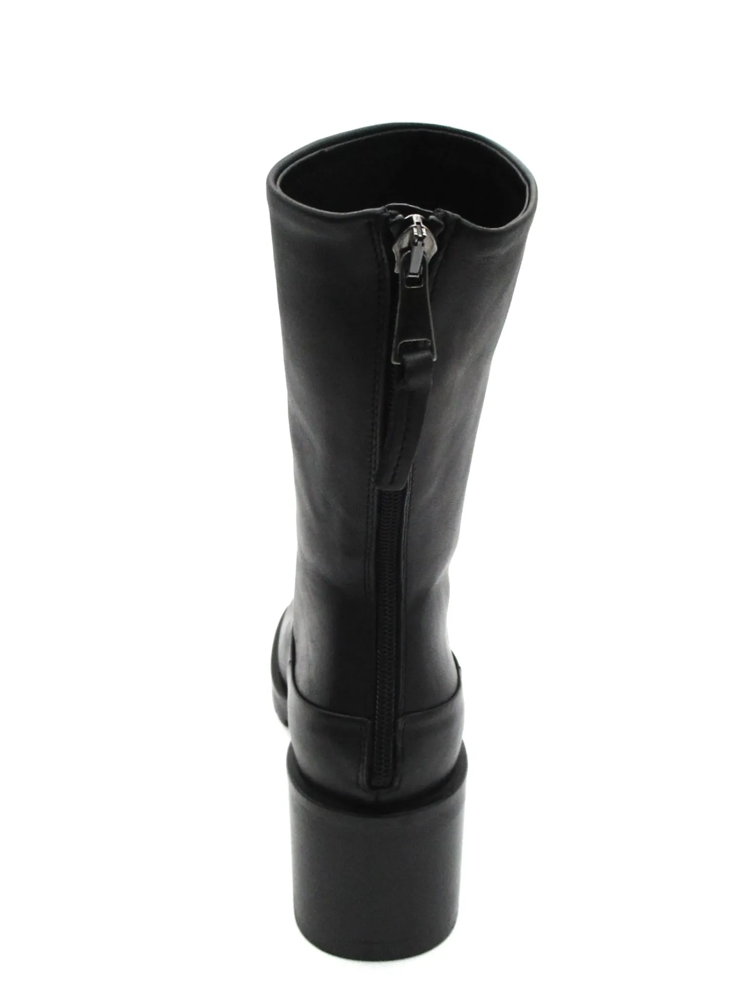 Stivale pelle donna Black - A5473 -<Strategia Fashion