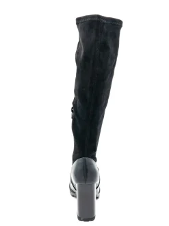 Stivale semilpelle stretch donna 9950 nero<Cafènoir Clearance