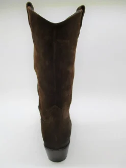 Stivale texano camoscio donna 6446 testa di moro<Fru.it Sale