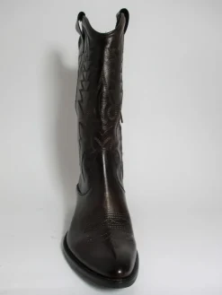 Stivale texano pelle donna 2046 testa di moro<Niche Sale