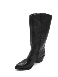 Stivale texano pelle donna 793386 Nero<Mjus Fashion