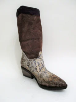 Stivale texano pelle donna 860231 marrone<AS98 Hot