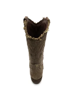 Stivale texano Canvas<Zoe Fashion
