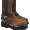 Stivaletto camoscio donna 2009 Cuoio<Albano Sale