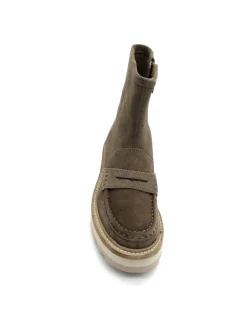 Stivaletto Clementine camoscio donna Tortora<Apepazza Best