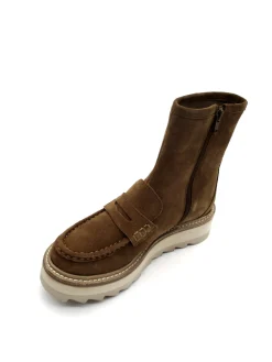 Stivaletto Clementine camoscio donna Cuoio<Apepazza Online