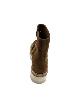 Stivaletto Clementine camoscio donna Cuoio<Apepazza Online