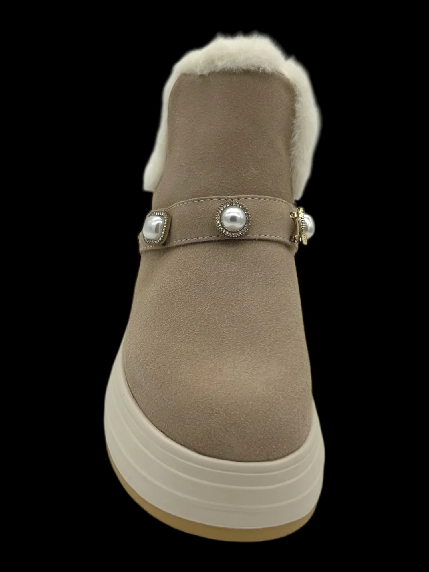 Stivaletto donna pelle scamosciata - Lavinia -<Apepazza New