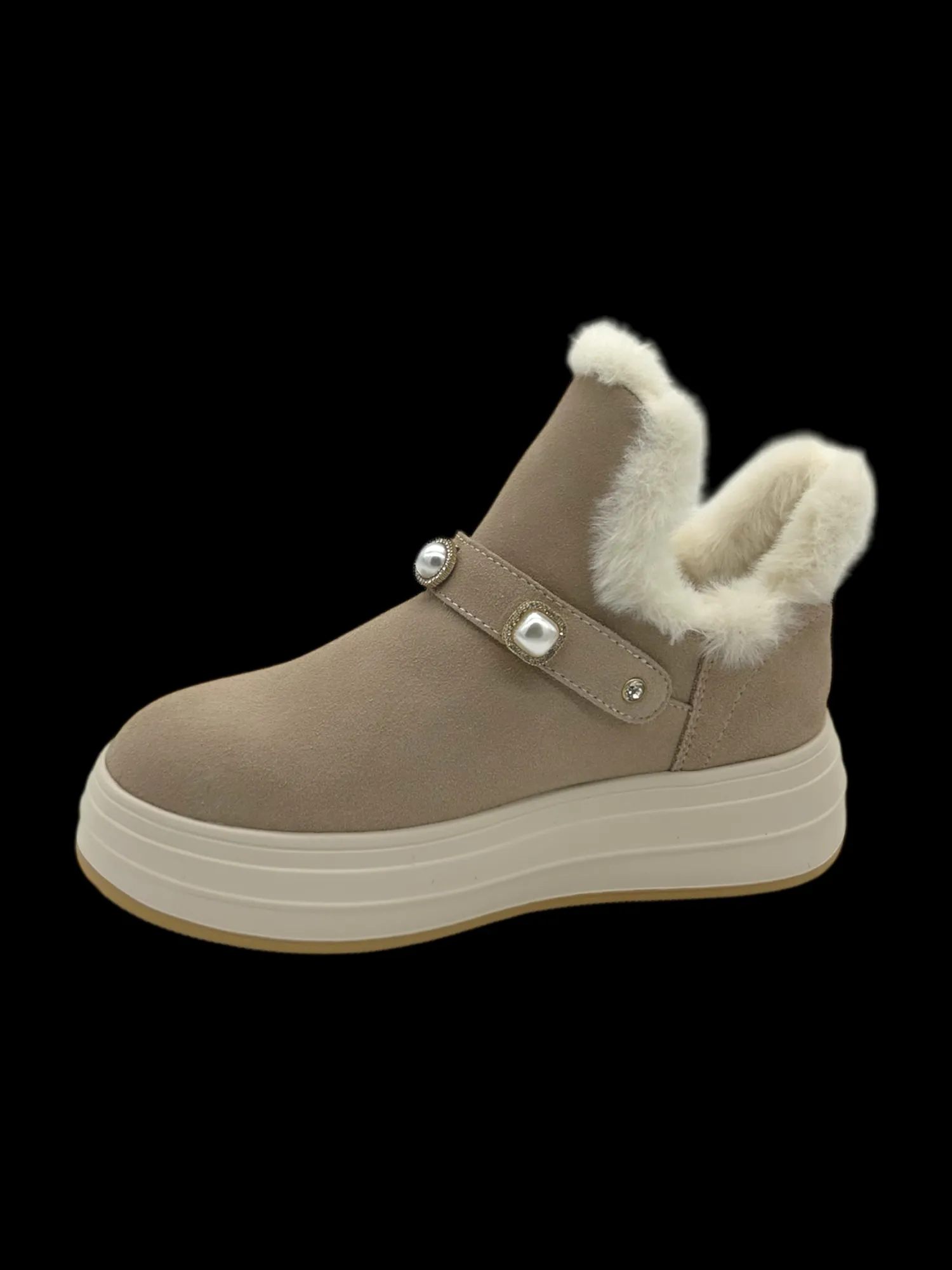 Stivaletto donna pelle scamosciata - Lavinia -<Apepazza New