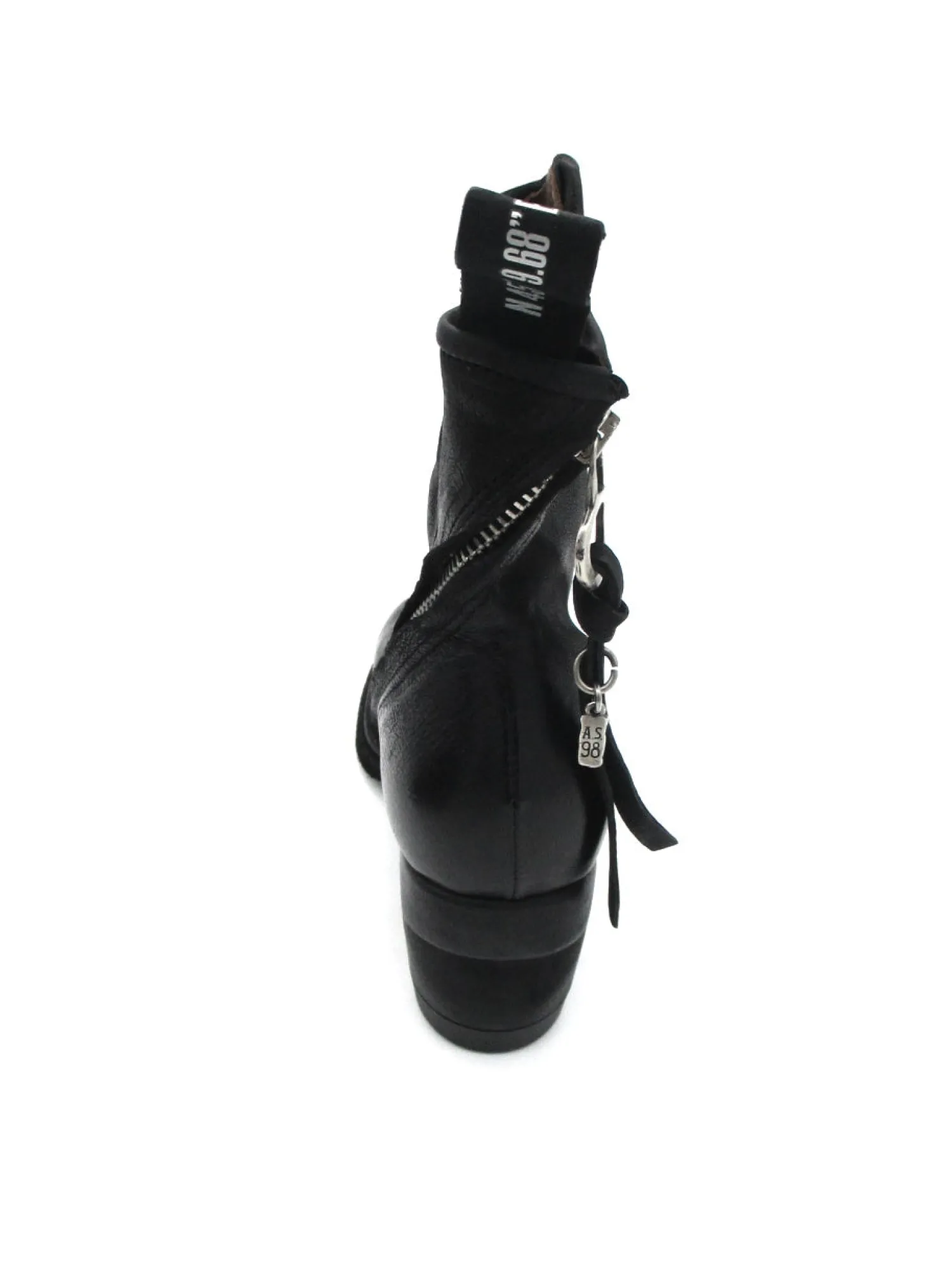 Stivaletto in pelle donna B01202 Black<AS98 Clearance
