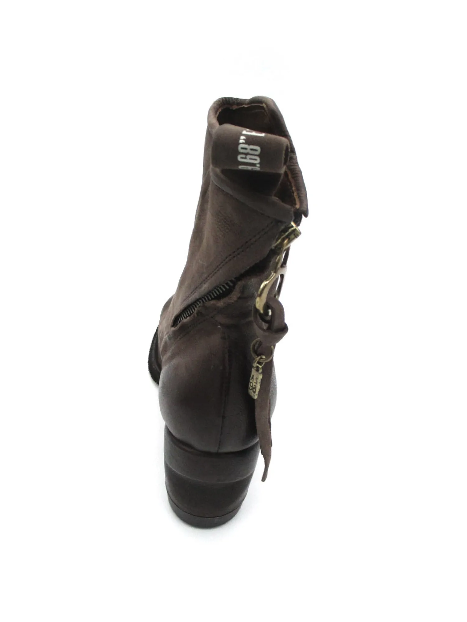 Stivaletto in pelle donna B01202 Fondente<AS98 Online