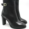 Stivaletto pelle donna 1029 nero<Albano Clearance