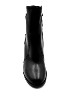 Stivaletto pelle donna 1029 nero<Albano Clearance