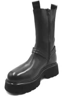 Stivaletto pelle donna 2009 nero<Albano Sale