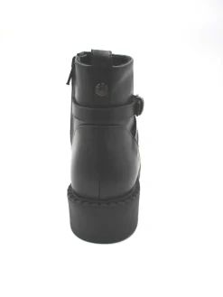 Stivaletto pelle donna 1020 nero<Albano New