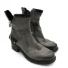 Stivaletto pelle donna Nebbia Nero - 261202 -<As98 Discount