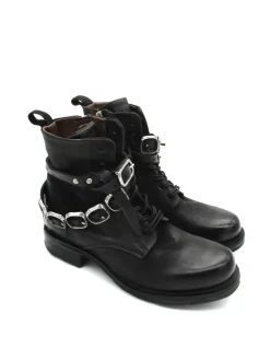 Stivaletto pelle donna A50211 Nero<As98 Clearance