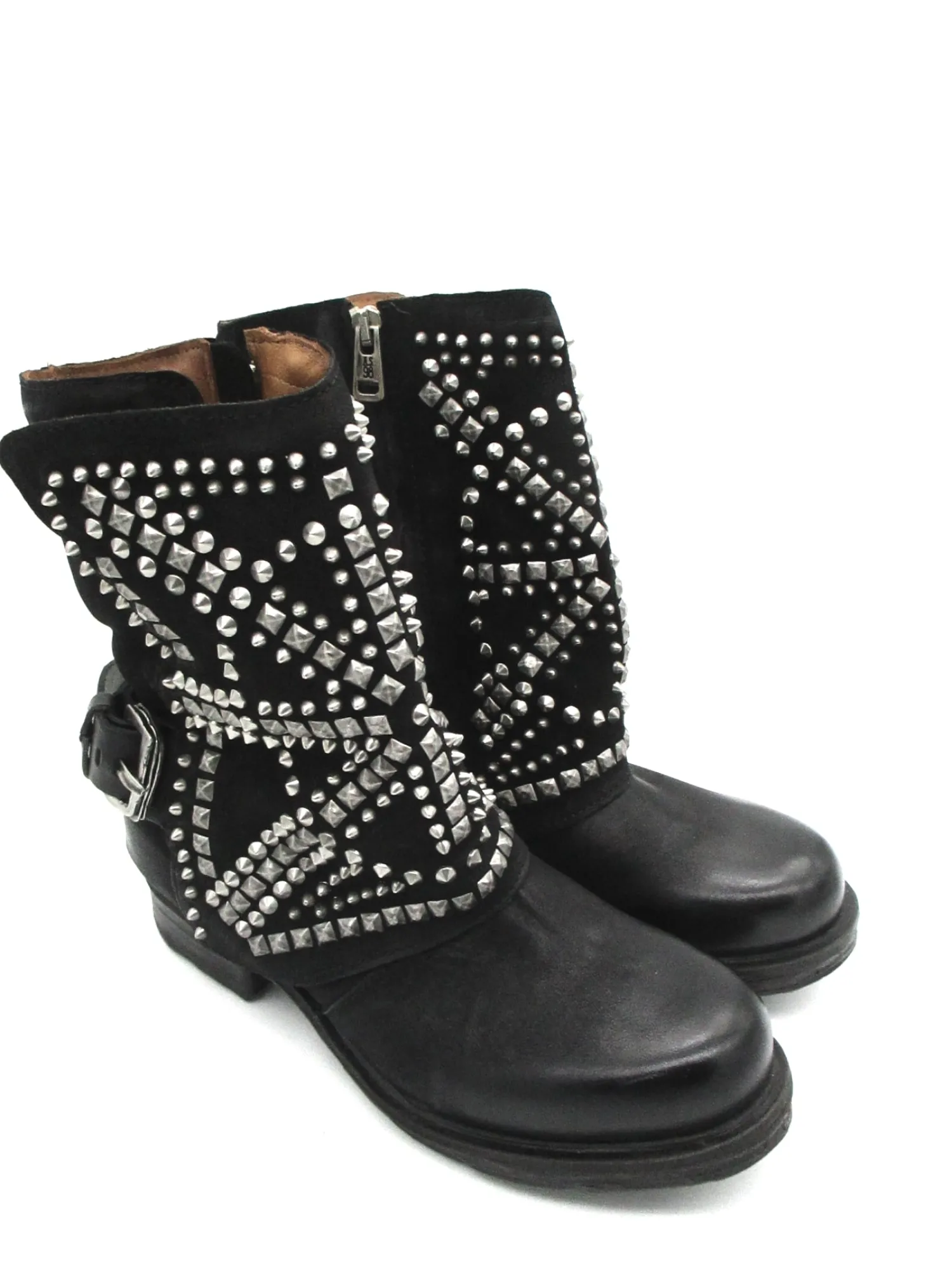 Stivaletto pelle donna Black - 259215 -<As98 Hot