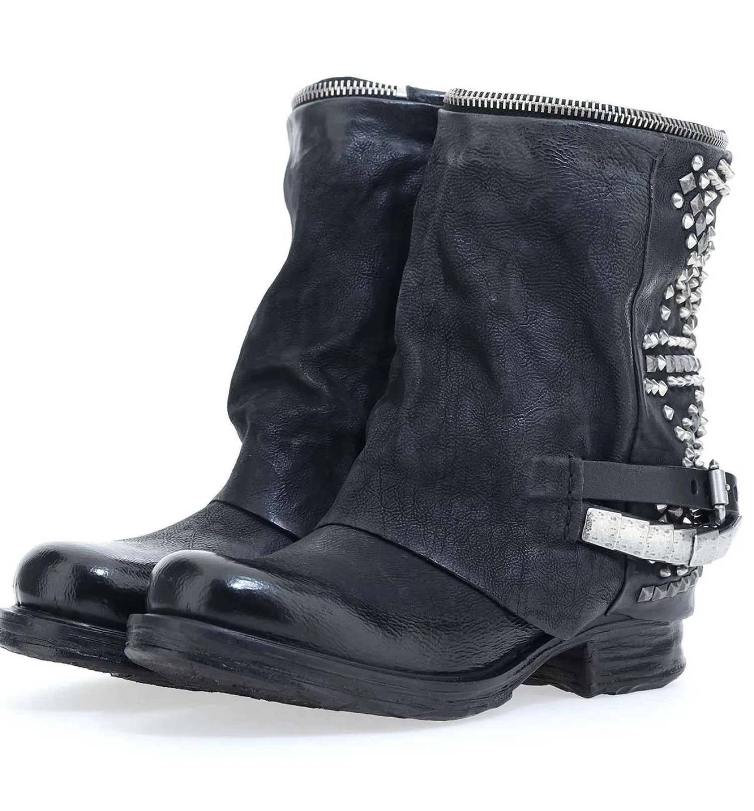 Stivaletto pelle donna Black - 259216 -<As98 Best