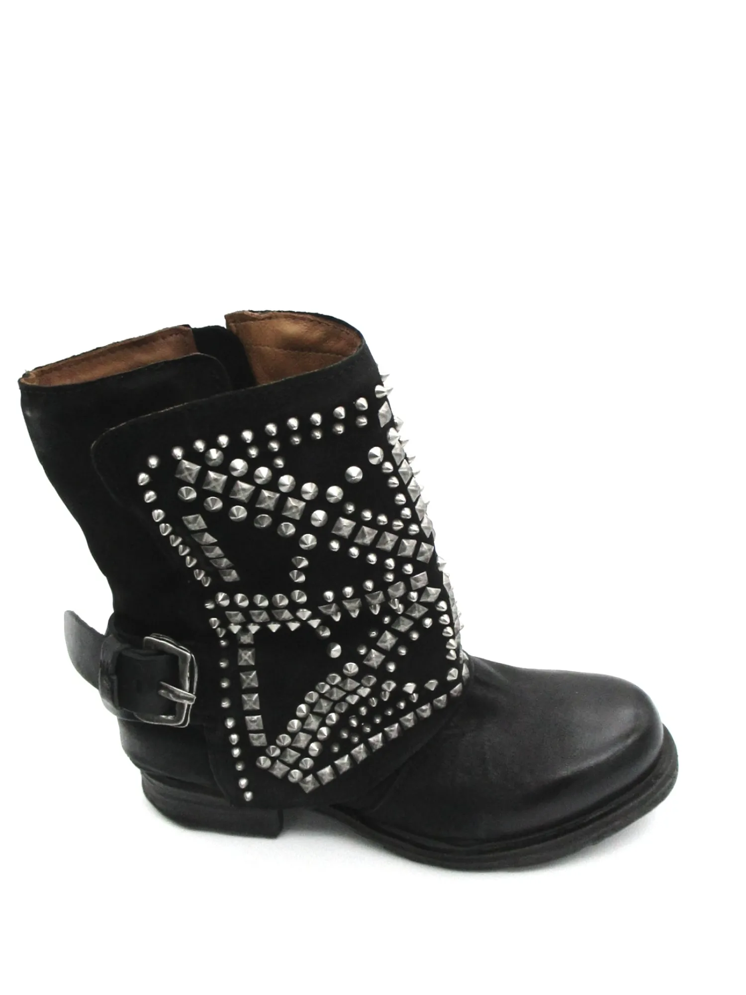 Stivaletto pelle donna Black - 259215 -<As98 Hot