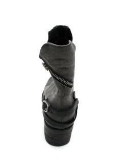 Stivaletto pelle donna Nebbia Nero - 261202 -<As98 Discount