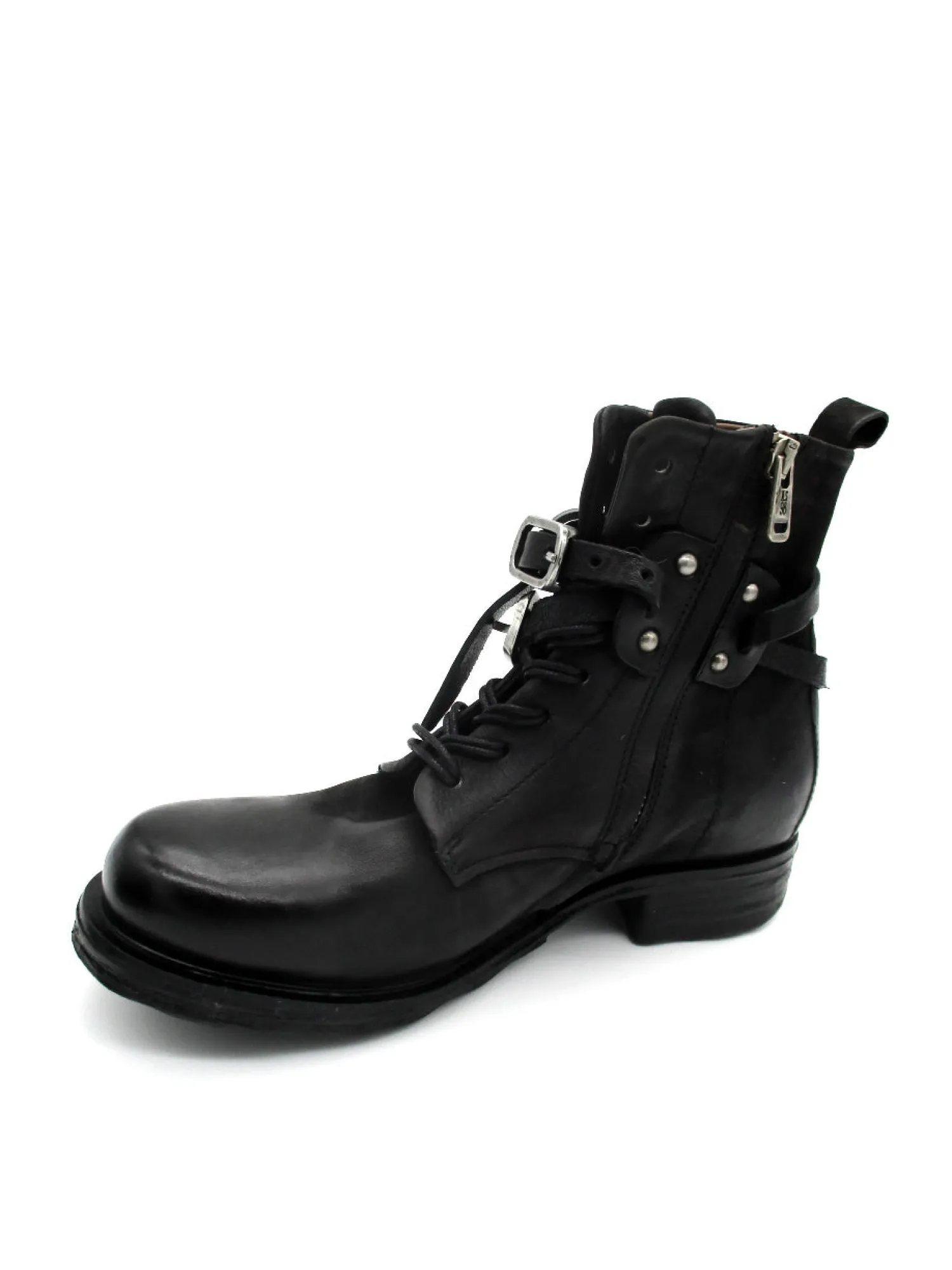 Stivaletto pelle donna A50211 Nero<As98 Clearance