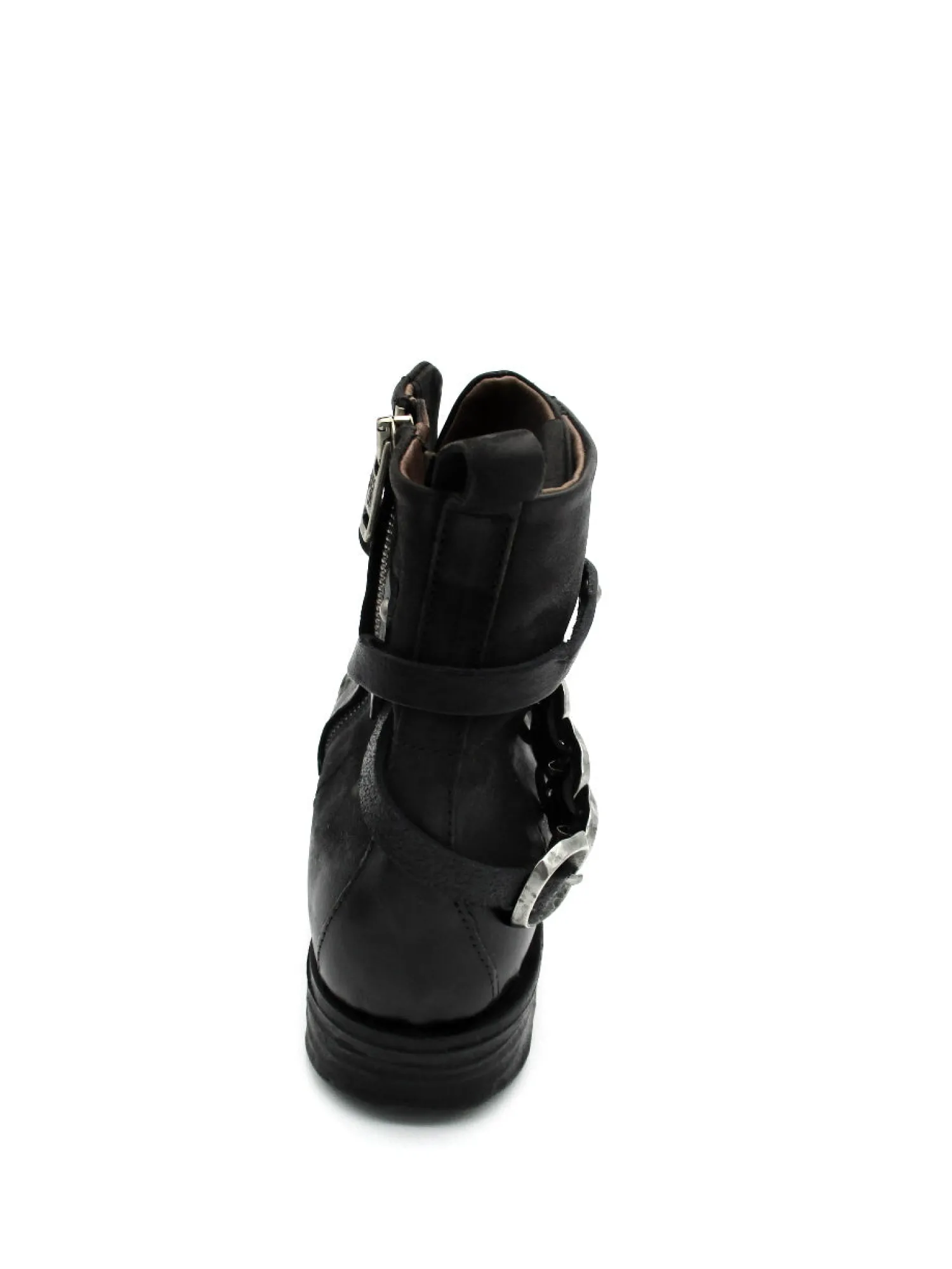 Stivaletto pelle donna A50211 Nero<As98 Clearance