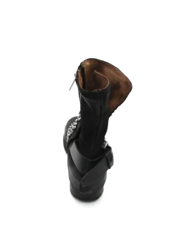 Stivaletto pelle donna Black - 259215 -<As98 Hot