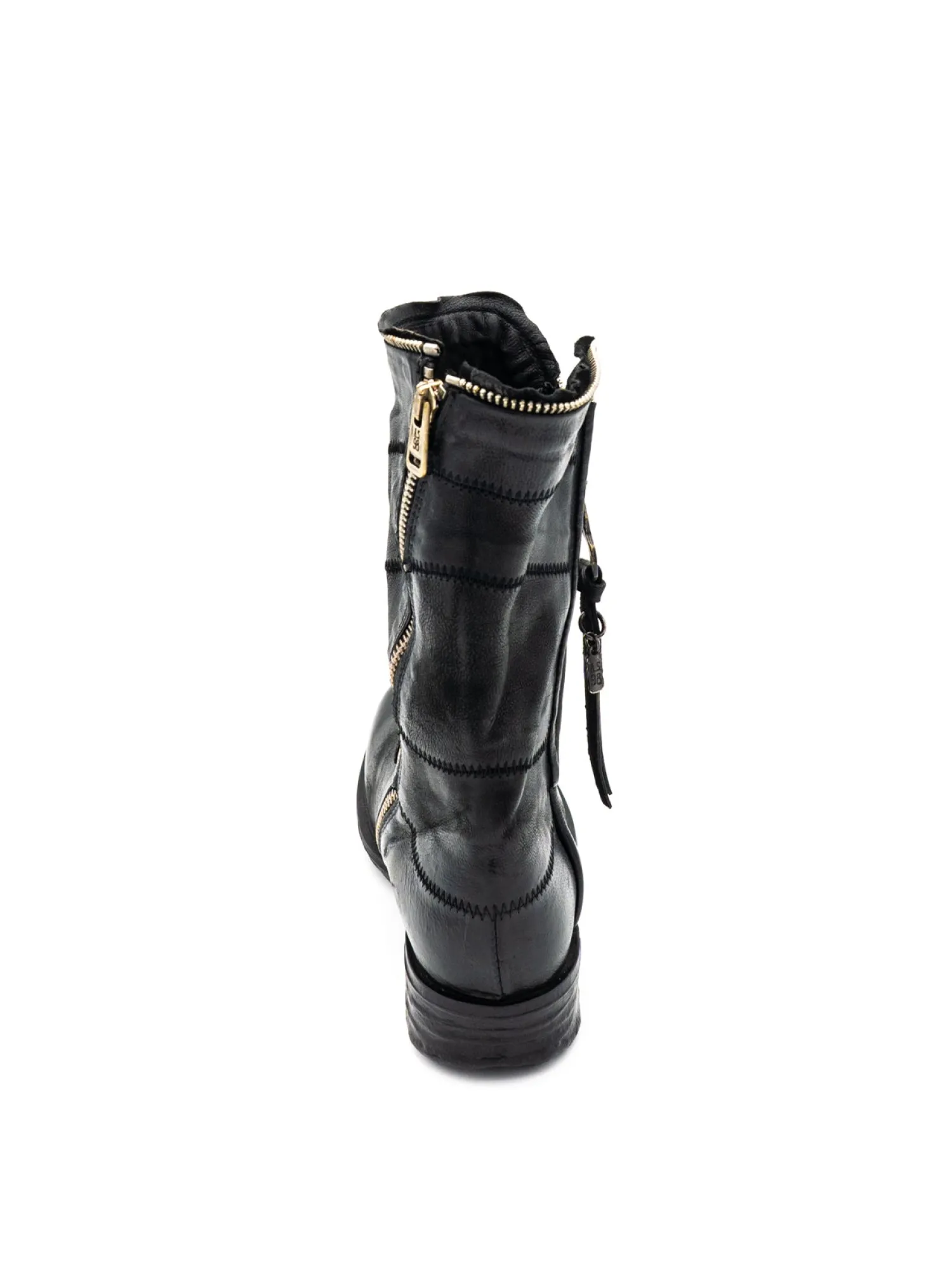 Stivaletto pelle donna A50214 Nero<As98 Discount