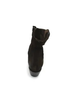 Stivaletto texano camoscio donna 793283 Mud<Mjus Outlet
