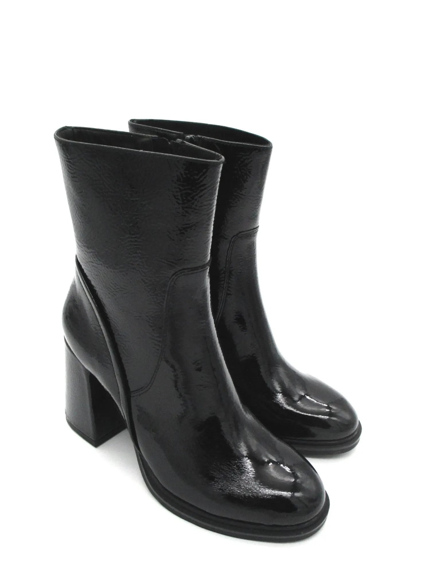 Stivaletto vernice donna Black - Tosca -<Apepazza Clearance