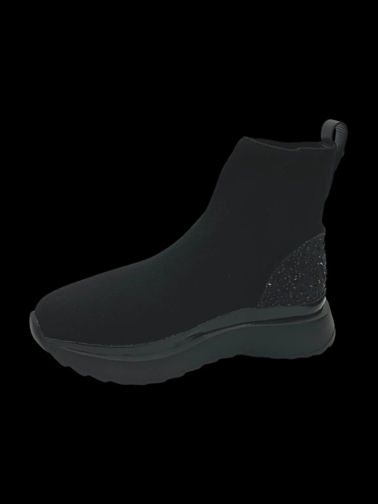 Stivaletto zeppa donna Black - Catia -<Apepazza New