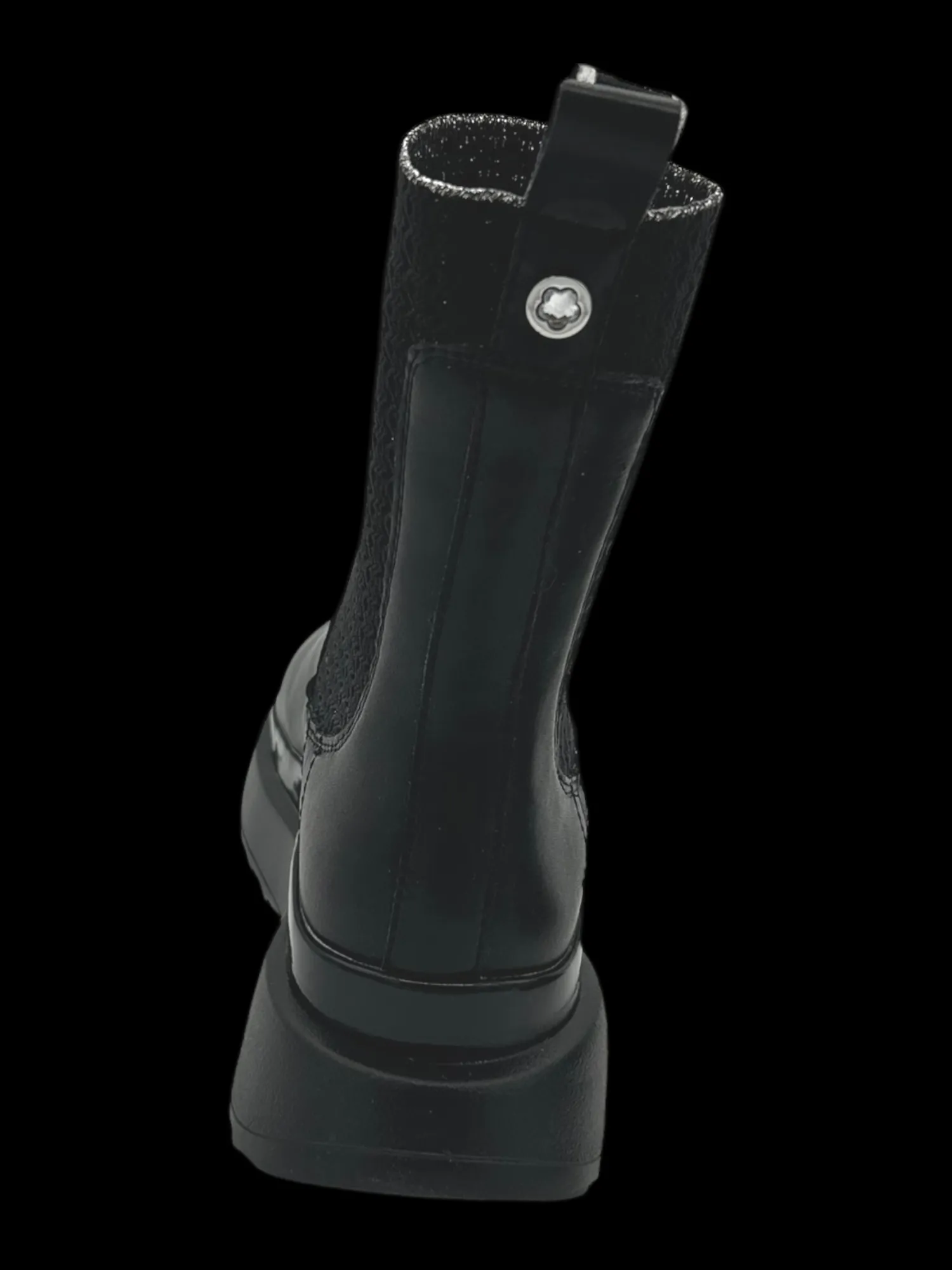 Stivaletto zeppa donna Black - Cristina -<Apepazza New