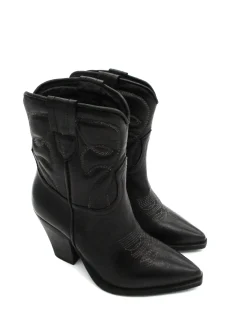 Texano pelle Black - SOFIE 03 -<Zoe Clearance