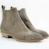 Tronchetto camoscio donna 4393 beige<Fru.it Hot