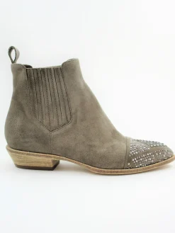 Tronchetto camoscio donna 4393 beige<Fru.it Hot