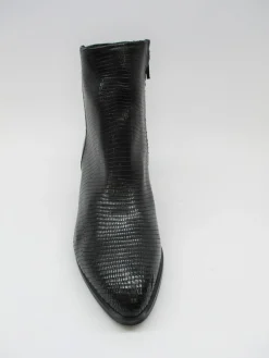 Tronchetto pelle donna 0014 nero<Albano Hot