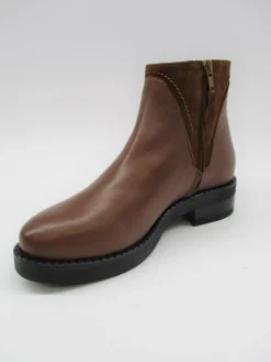 Tronchetto pelle donna 0107 cuoio<Albano Outlet