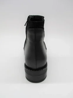 Tronchetto pelle donna 0107 nero<Albano Hot