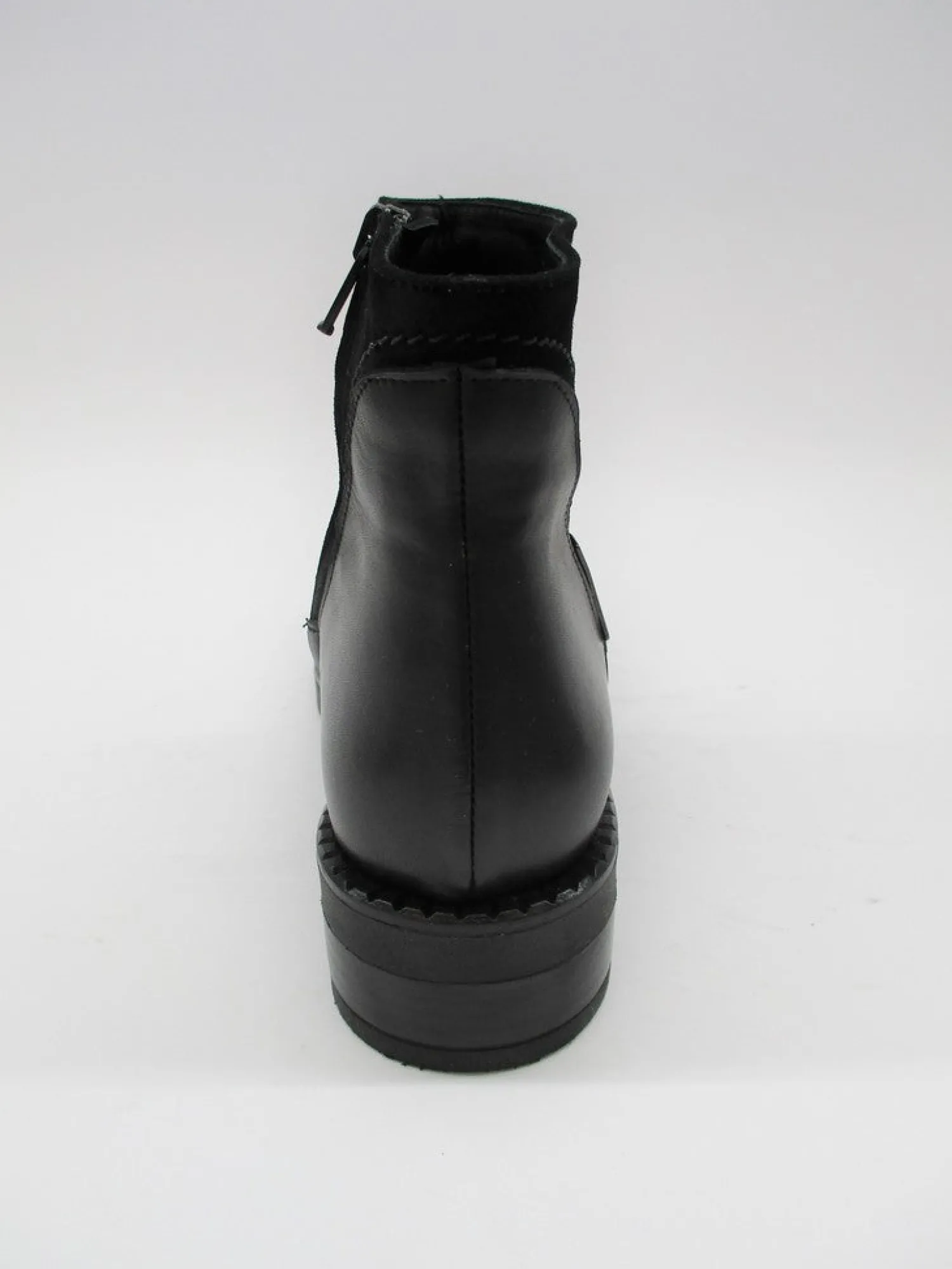 Tronchetto pelle donna 0107 nero<Albano Hot